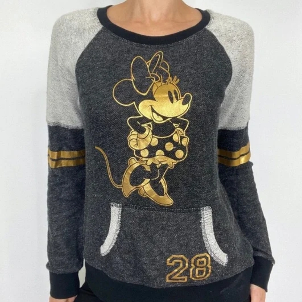 Disney Parks Minne Mouse Pullover Sweatershirt